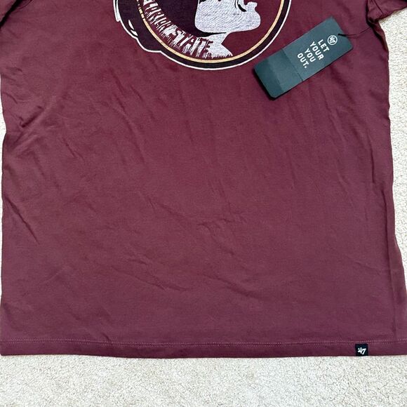 SOLDNWT Vintage Florida State Seminoles Football Blank Franklin Cotton Tee(D3) L - Picture 3 of 10